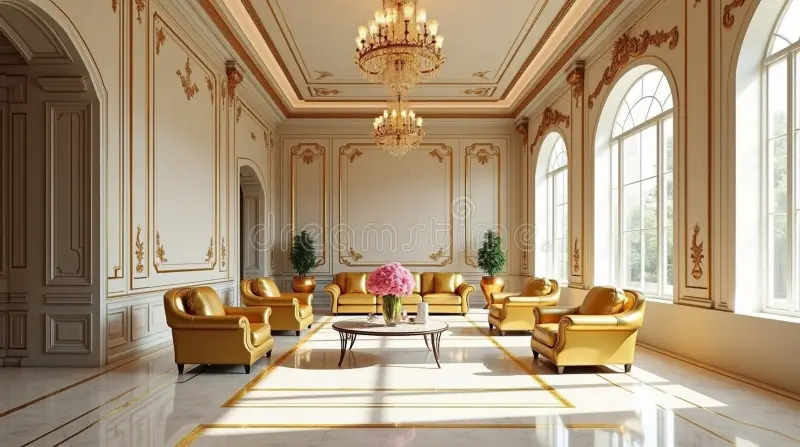 Traditional Jaipur-style home interior design with vibrant colors, carved wooden furniture, and local Rajasthani decor elements.